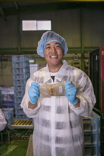 中尾食品工業株式会社　代表取締役　中尾友彦さん